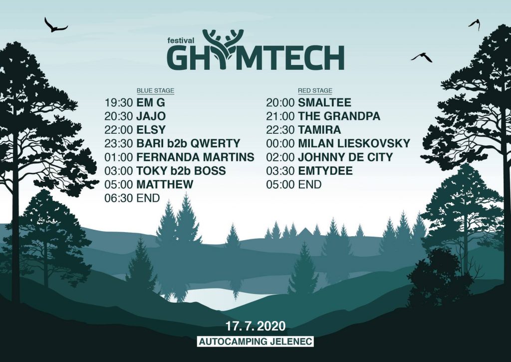 Time-table Ghymtech festivalu 2020